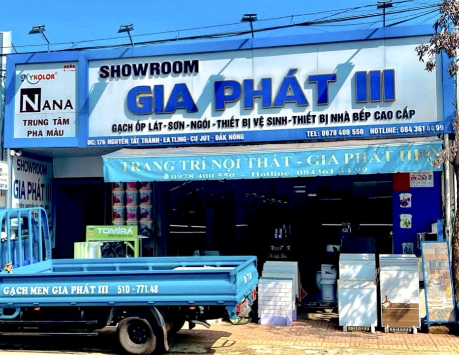 chi nhánh showroom gia phát tại Đắk Nông