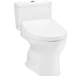 BÀN CẦU 2 KHỐI KÈM NẮP RỬA ĐIỆN TỬ WASHLET - CS302DW11
