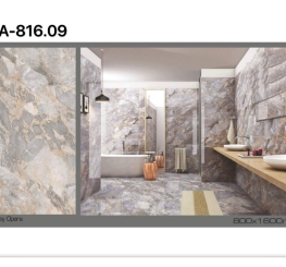 GẠCH ỐP LÁT ẤN ĐỘ 800x1600mm GREY OPERA (VA-816.09)