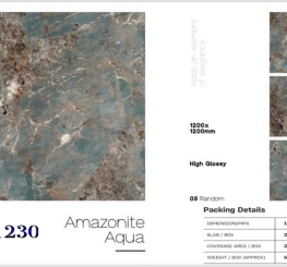 GẠCH ỐP LÁT ẤN ĐỘ 1200x1200mm-AMAZONITE AQUA (VA-1230)