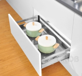 KỆ ĐỰNG XOONG NỒI INOX HỘP (LẮP GẮN CÁNH)