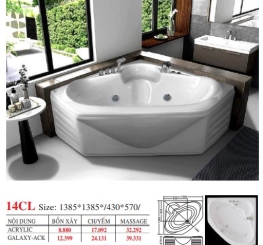 BỒN TẮM GÓC ĐẶT SÀN - VIỆT MỸ