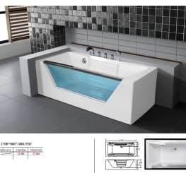 BỒN TẮM GÓC & CHẮN KÍNH ĐẶT SÀN - VIỆT MỸ