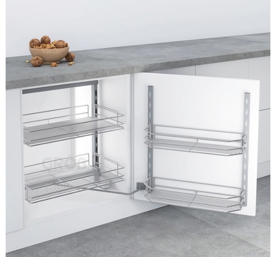 TỦ ĐỒ KHÔ 2 TẦNG INOX SỢI 304