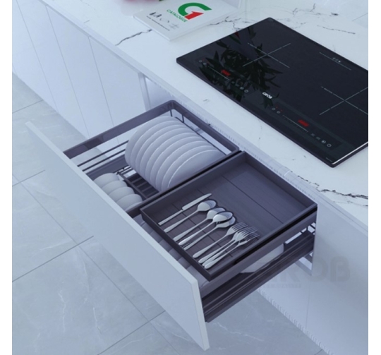 KỆ ĐỰNG BÁT ĐĨA ĐA NĂNG OVAL HỢP KIM NHÔM