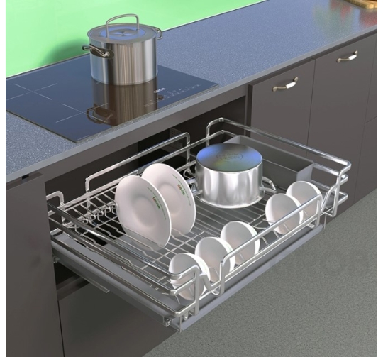 KỆ ĐỰNG BÁT ĐĨA ĐA NĂNG INOX SUS304 NAN OVAL