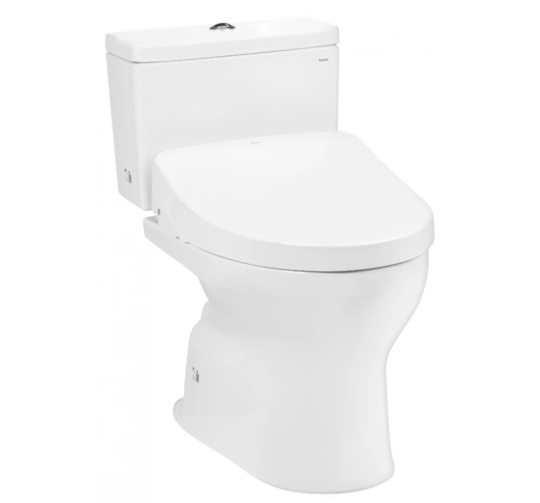 BÀN CẦU 2 KHỐI KÈM NẮP RỬA ĐIỆN TỬ WASHLET - CS302DW11