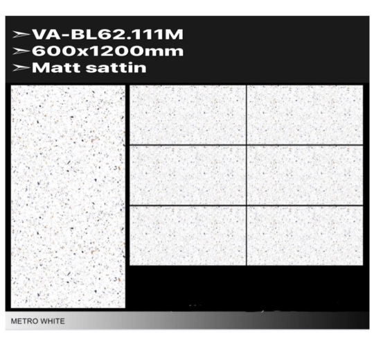 GẠCH ỐP LÁT ẤN ĐỘ 600x1200mm-VA-BL62.111M-MỜ