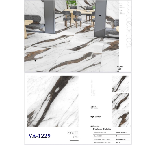 GẠCH ỐP LÁT ẤN ĐỘ 1200x1200mm-VA-1229