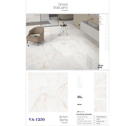 GẠCH ỐP LÁT ẤN ĐỘ 1200x1200mm-VA-1250