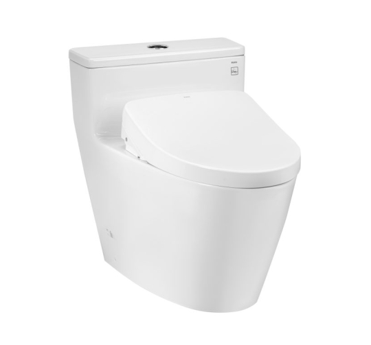 BÀN CẦU 1 KHỐI KÈM NẮP RỬA ĐIỆN TỬ WASHLET - MS625CDW12