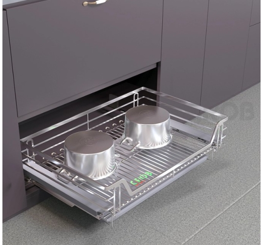 KỆ ĐỰNG XOONG NỒI MIX OVAL INOX SUS304