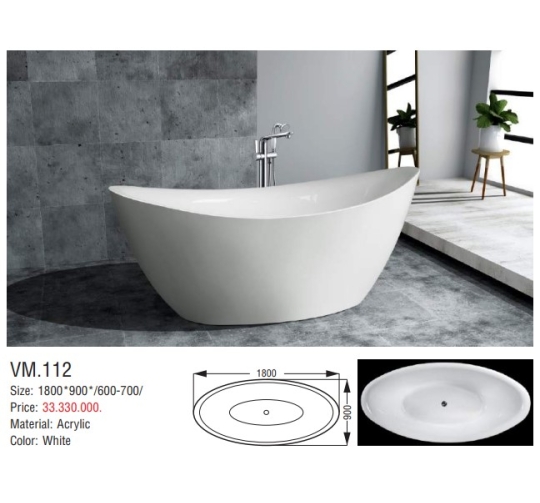 BỒN TẮM OVAL & DÀI LIỀN KHỐI - VIỆT MỸ