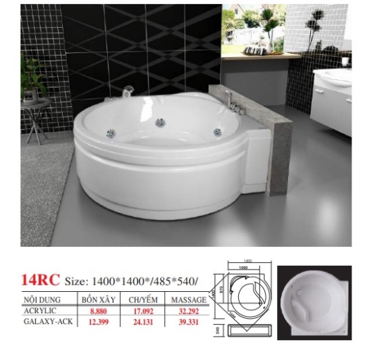 BỒN TẮM GÓC ĐẶT SÀN - VIỆT MỸ