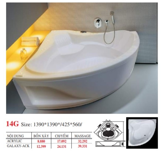 BỒN TẮM GÓC ĐẶT SÀN - VIỆT MỸ