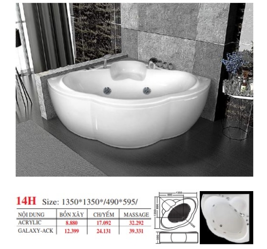 BỒN TẮM GÓC ĐẶT SÀN - VIỆT MỸ