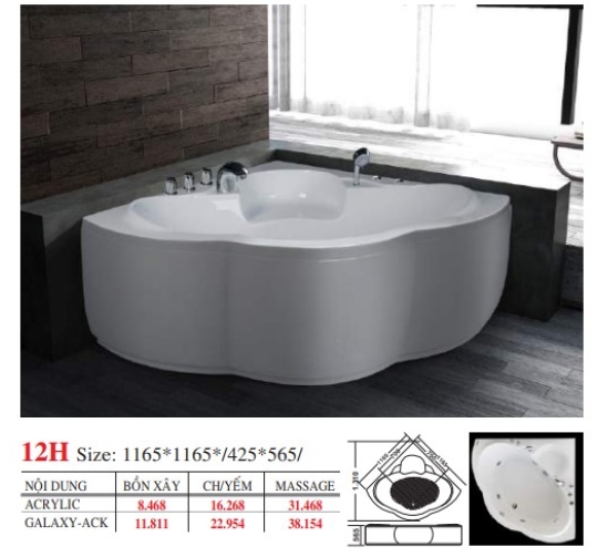 BỒN TẮM GÓC ĐẶT SÀN - VIỆT MỸ