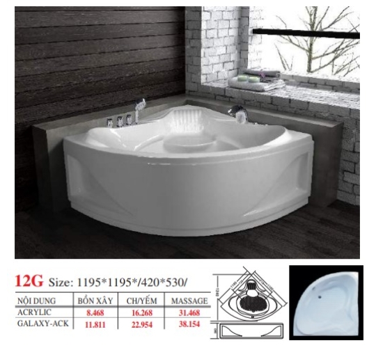 BỒN TẮM GÓC ĐẶT SÀN - VIỆT MỸ