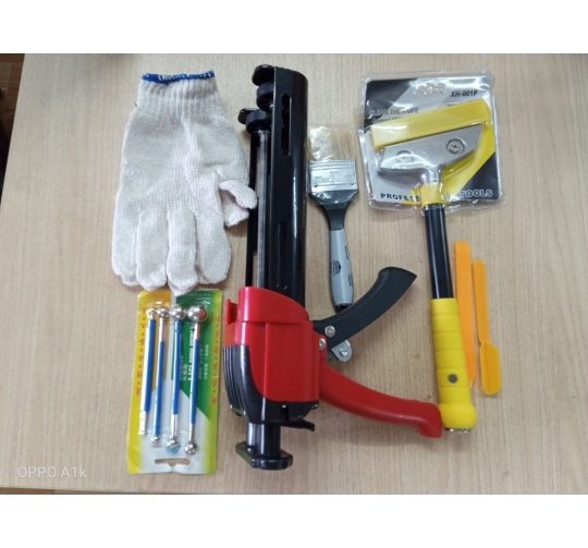 BỘ SÚNG THI CÔNG KEO CHÀ RON LUKYTA LOẠI CÓ TRỢ LỰC