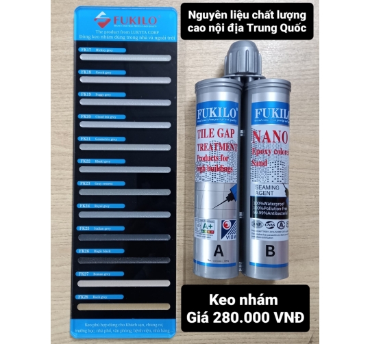 KEO CHÍT MẠCH - EPOXY (2 THÀNH PHẦN) - KEO NHÁM