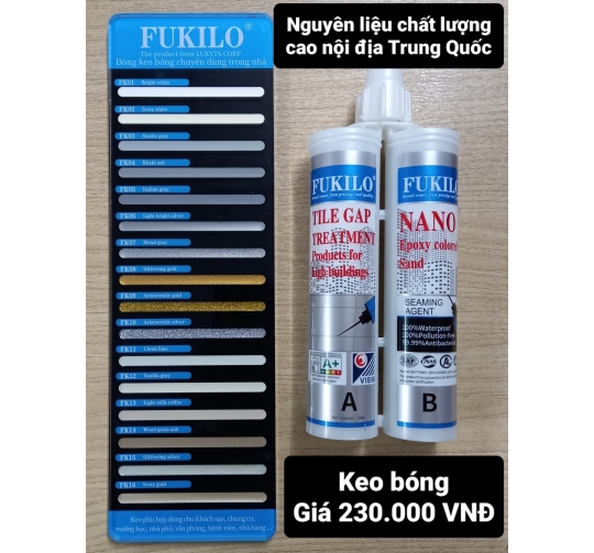 KEO CHÍT MẠCH - EPOXY (2 THÀNH PHẦN) - KEO BÓNG