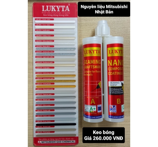 KEO CHÍT MẠCH - EPOXY (2 THÀNH PHẦN) - KEO BÓNG