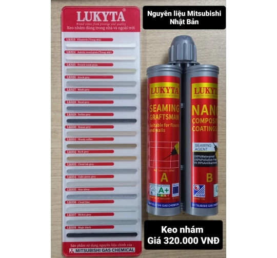 KEO CHÍT MẠCH - EPOXY (2 THÀNH PHẦN) - KEO NHÁM