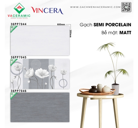GẠCH VA-CERAMIC- BỀ MẶT BÓNG  300X600